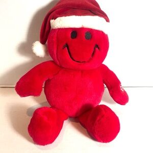 Dan Dee Animated Christmas Plush Red Smiley Talking Wiggle Toy Holiday Decor